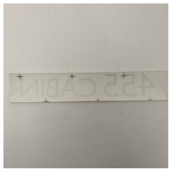 Quicksilver 455 Cabin Decal Logo - Rungon tarra - 156177