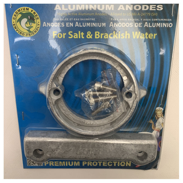 Комплект мученицьких алюмінієвих анодів для двигуна Volvo Penta 280 - CM280DPKITA