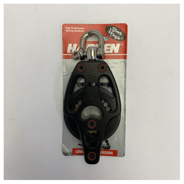 Harken 57 mm Black Magic Airblock blok pojedynczy z becketem - 1951