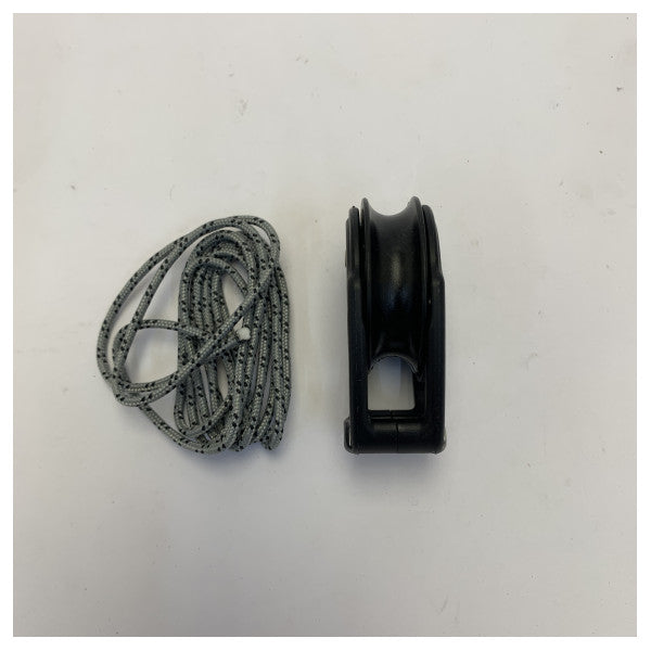 Harken كتلة Carbo Ti-Lite 40 مم - كتلة يخت بربط لين للحمل العالي - 2651NP