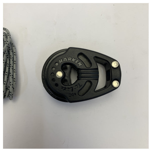 Harken كتلة Carbo Ti-Lite 40 مم - كتلة يخت بربط لين للحمل العالي - 2651NP