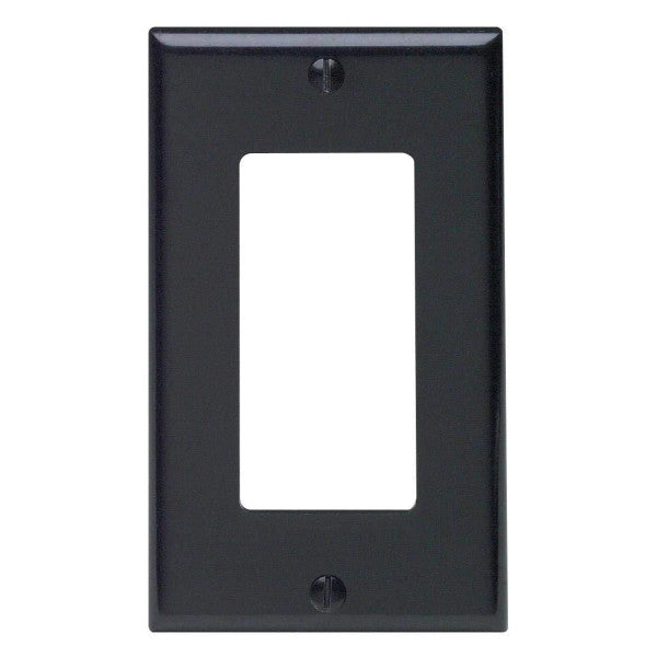 Leviton 80401-E Steckdosenabdeckung - Schwarz/Dunkelgrau Marinequalität