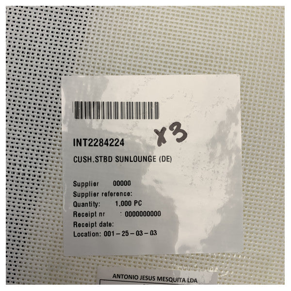 Quicksilver 555 Cabin Cushion for Starboard Side Sunlounge Beige - 2284224