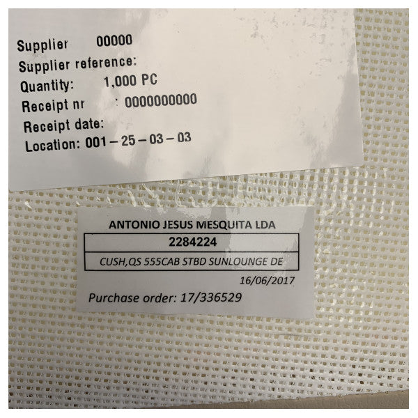 Quicksilver 555 Cabin Cushion for Starboard Side Sunlounge Beige - 2284224