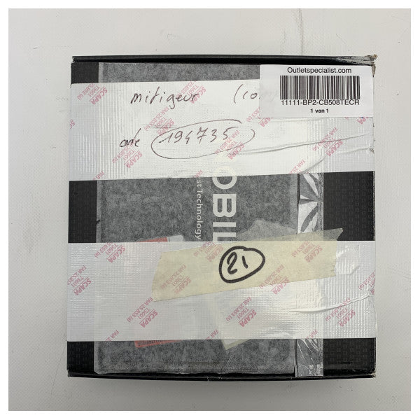 Επιτοίχιος θερμοστατικός αναμικτήρας ντους Nobili Cube χρώμιο - CB508TECR