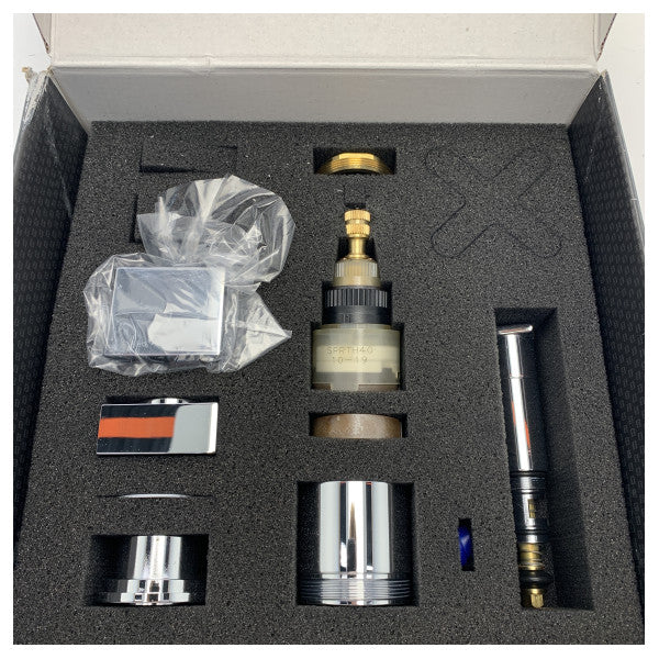 Επιτοίχιος θερμοστατικός αναμικτήρας ντους Nobili Cube χρώμιο - CB508TECR