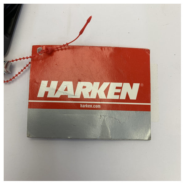 Harken 054 Bozzello orientabile a puleggia doppia per piccole imbarcazioni con strozzascotte a camma 57 mm