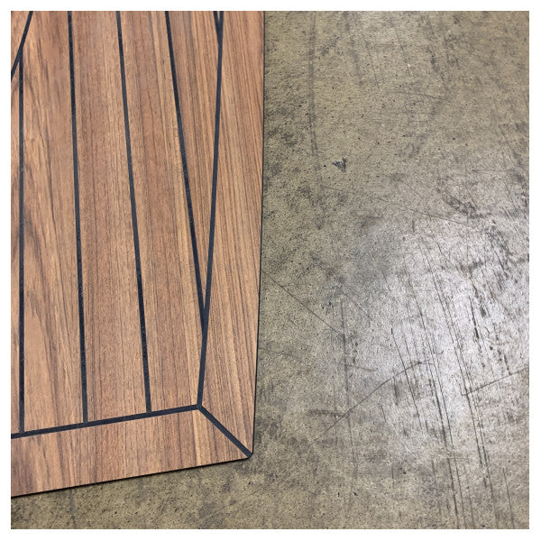 ウターニ S62 ポートサイドミッド ラミネートチークフロアキット 4 mm - 2083963