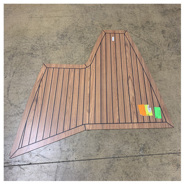 Kit de sol stratifié en teck pour cockpit avant Uttern S49/51 - 2085266B