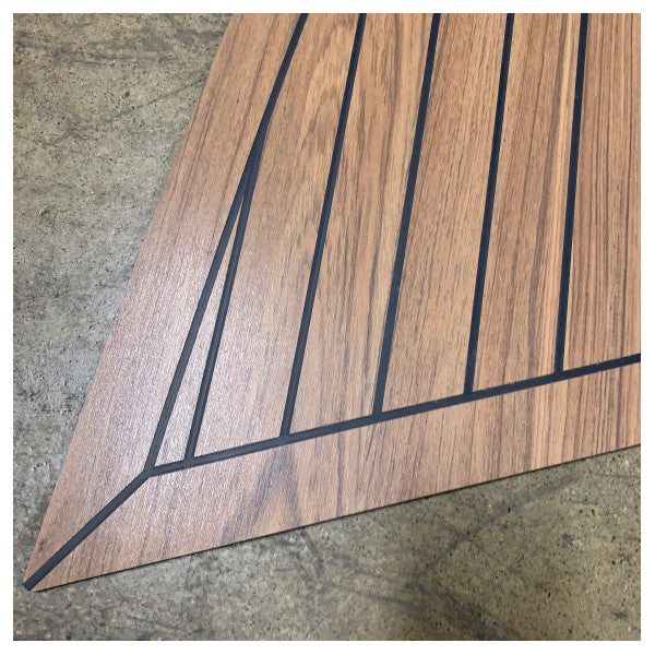 Kit de sol stratifié en teck pour cockpit avant Uttern S49/51 - 2085266B