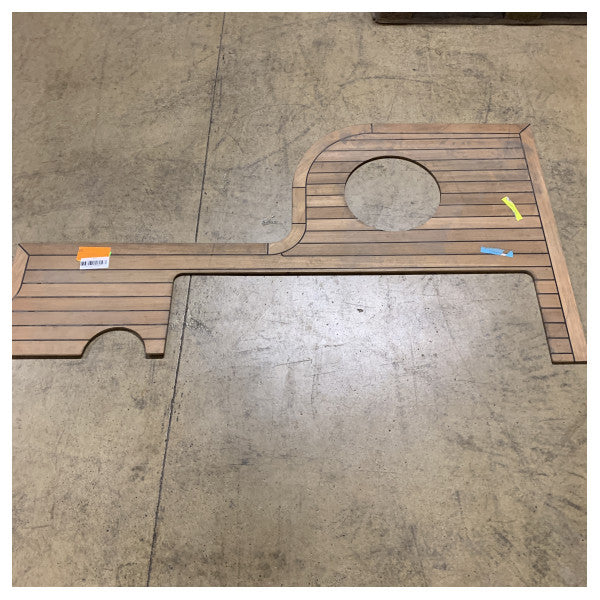 Uttern D and T62 Portside Main Cockpit Teak Floor Kit - 2040614