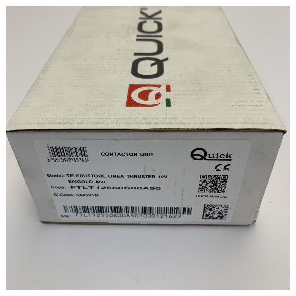 Quick 12V Bow Thruster Solenoid Contactor Relay - FTLT12550S00A50