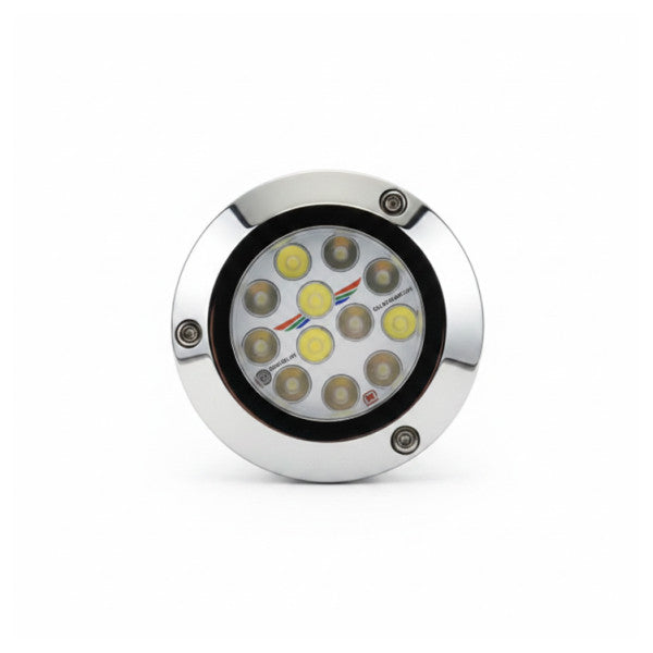 Quick Challenger 30W LED undervannsbelysning RGWB rustfritt stål - QCC CLG30