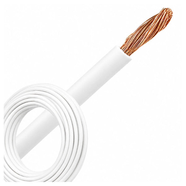 Vodnik H07V-K 6 mm2 Marine Grade kabel hvid 100 m