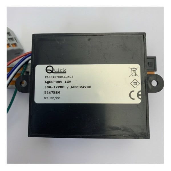 Quick L-QCC-DRV 4CV RGBW LED-stripdriver Farvekontrol 12/24V
