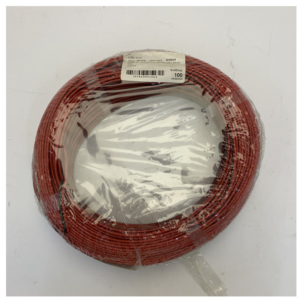 Marine Fire-Resistant Loudspeaker Cable FRH 2x1.5mm2 Red/Black - 100m Roll
