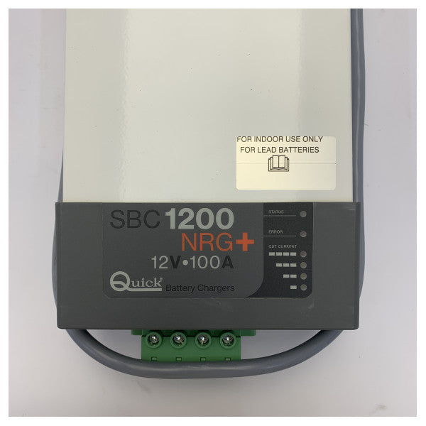 Quick SBC 1200 NRG+ batterilader 12V 100A Li-Ion- AGM - bly
