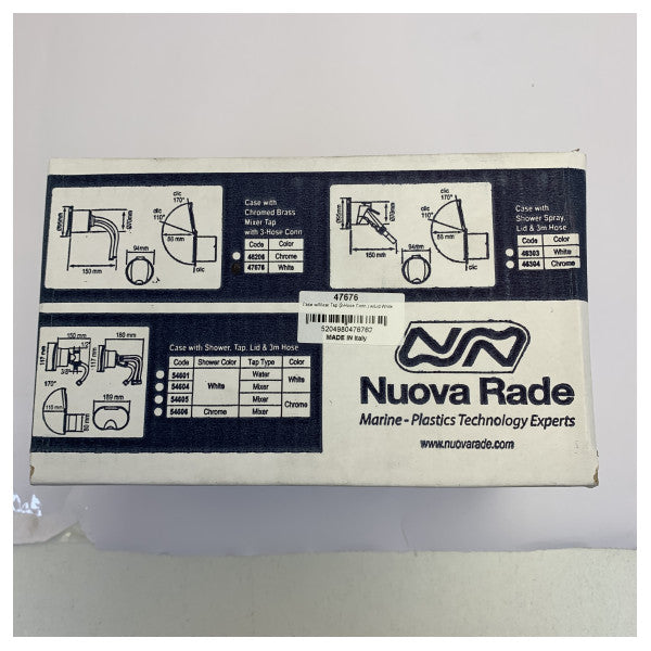 Lalizas Marine Deck Shower & Washdown Station - Kit ta’ Installazzjoni Komplet