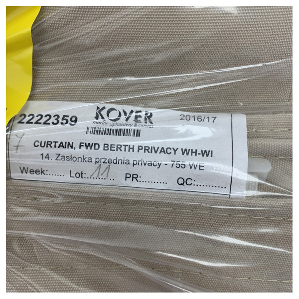 Rideau de confidentialité de cabine avant Quicksilver 755 Weekend - 2222359