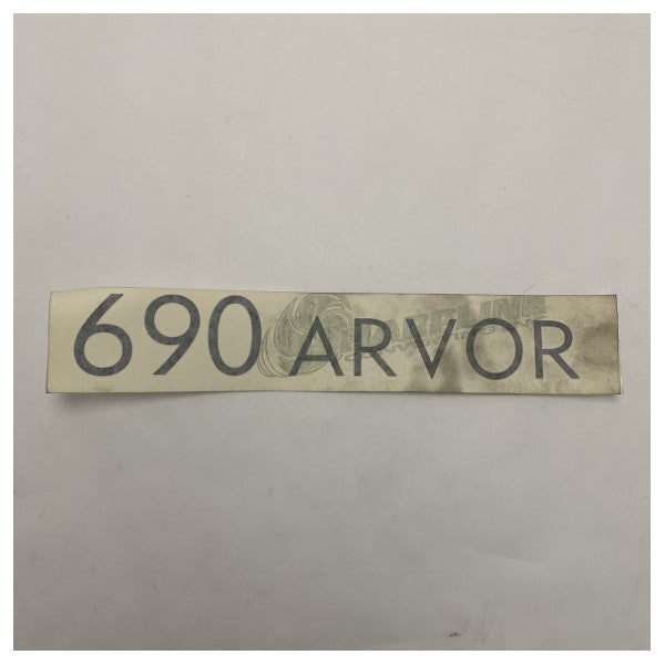 Quicksilver Arvor 690 side mount original logo decal - 155069-01
