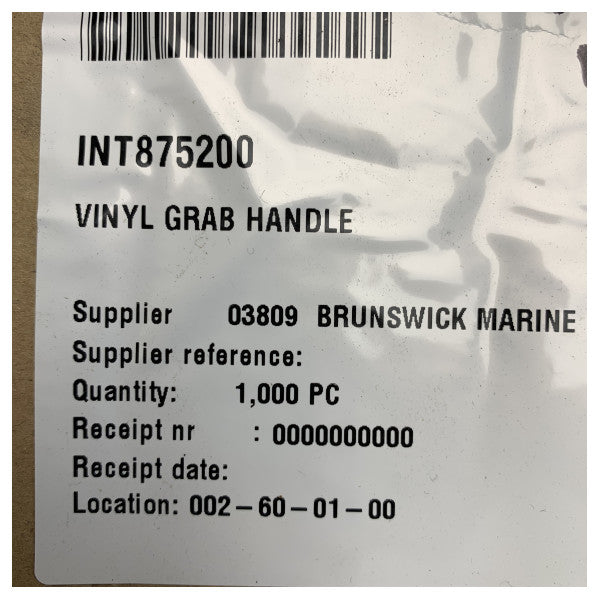 Poignée de saisie en vinyle blanc revêtu Quicksilver - 2050-1WHITE