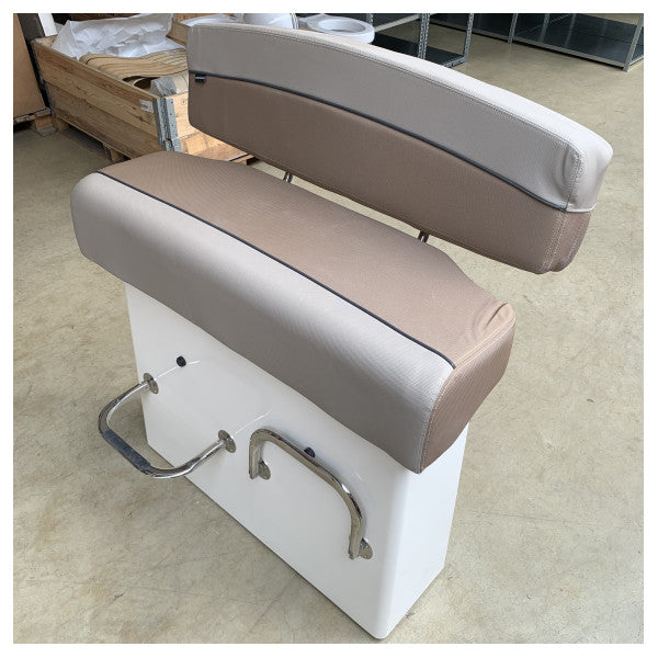 Komdu u Durabbli Quicksilver 805SD Marittimu Leaning Post b'Ħażna u Ponta ta' Stainless