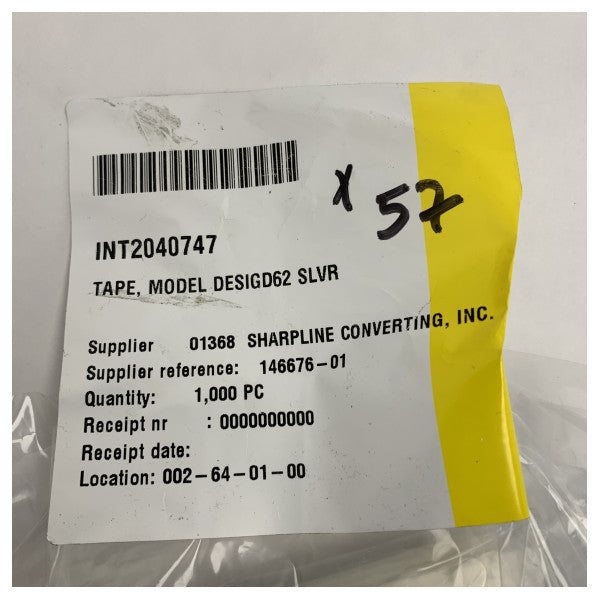 Logo de montage latéral Uttern D62 original - autocollant - 146676-01