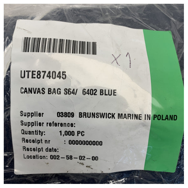 Borsa Uttern S64 Canvass Blu per Stoccaggio Bimini - 874045