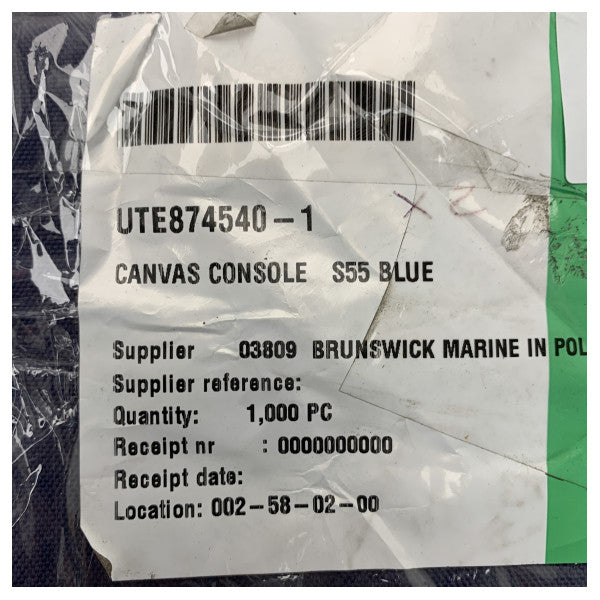 Housse de console de siège pilote Uttern S55 Canvass Blue - 874540-1