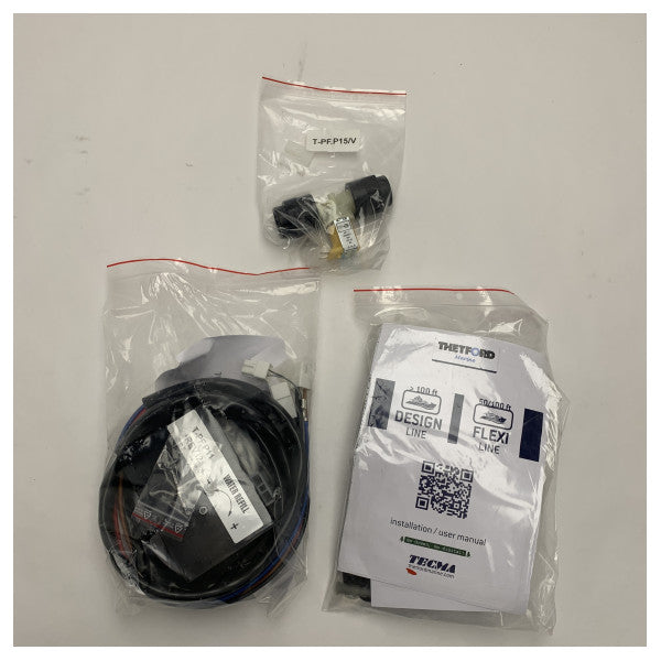 Електричний морський туалет Tecma Breeze 24V стандартного заднього монтажу - BRE024NW/S02