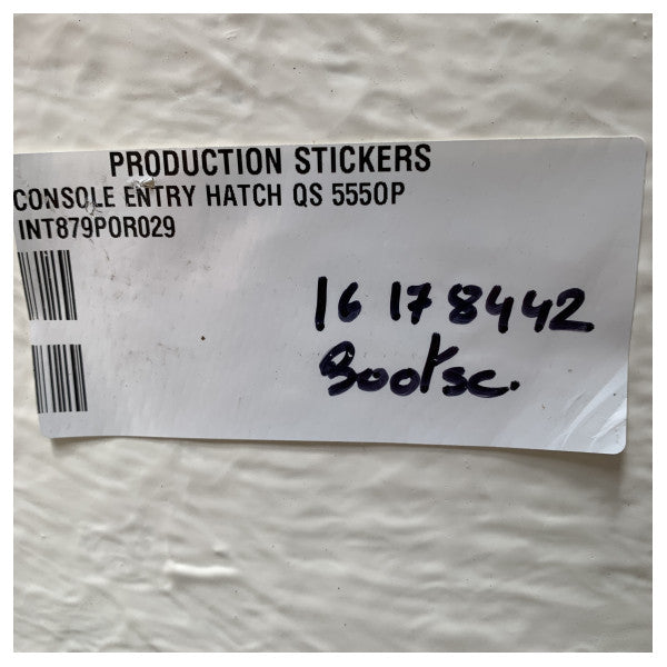 Quicksilver Activ 555 Pilothouse GRP Console Entry Hatch Cover Valkoinen - 879POR029