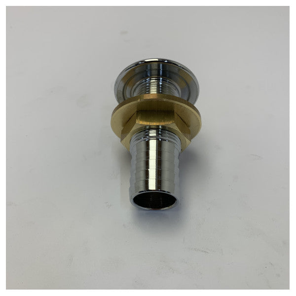 Maestrini クロムメッキ真鍮ホーステール 25mm FI25 海洋用インテーク排水 C0054E