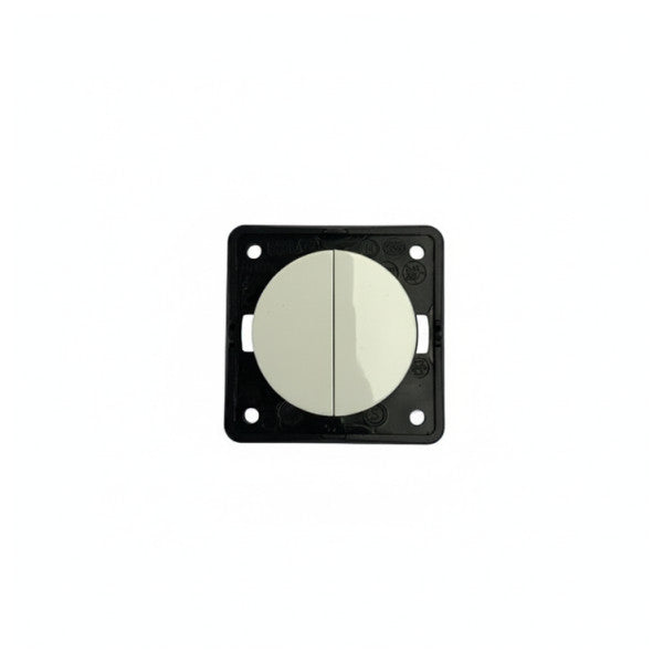 Berker Integro dobbelt afbryder 10A 250V - modulært elektrisk komponent 936552509