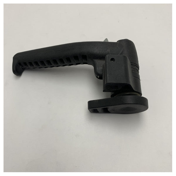 Poignée de fermeture de trappe de remplacement Bomar P2000-18-RA-IO Noir