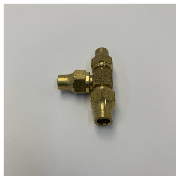 Tê de Flange em Latão 5/16 polegada T-KOS 19c para AVAC Marítimo e Canalização - 03-2352
