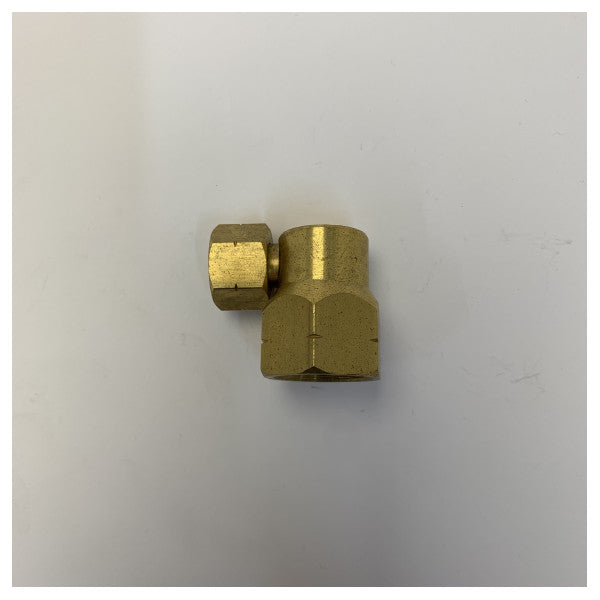 5090 Female POL x 3/8inc venstregevind propangasrørfitting - 543116M