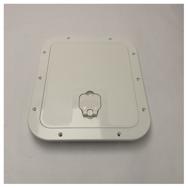 Osculati Marine Inspection Hatch White 305 x 355 cm Durable Waterproof UV-Resistant ASA Plastic for Boats
