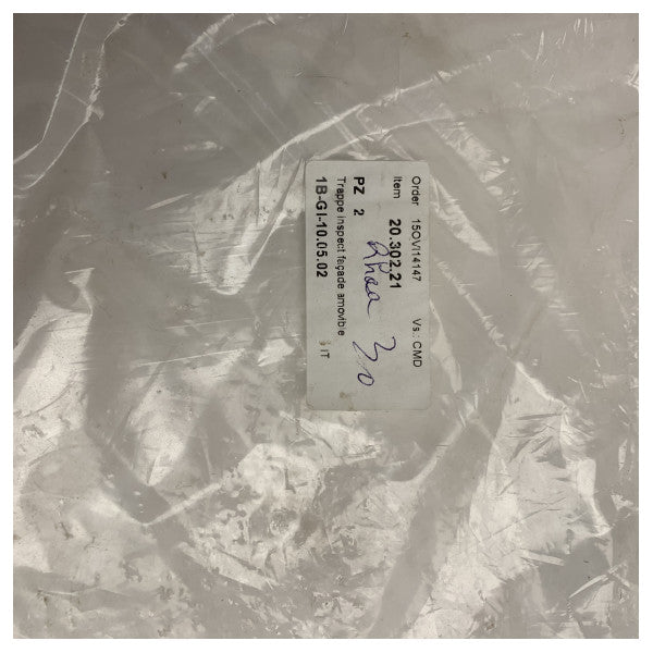 Osculati Marine Inspection Hatch White 305 x 355 cm Durable Waterproof UV-Resistant ASA Plastic for Boats