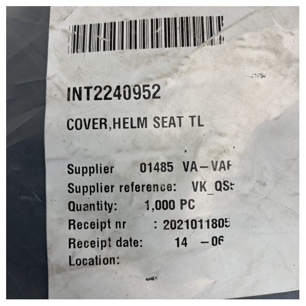 Funda de asiento de timón marino impermeable Quicksilver para Quicksilver 505 open - VK_QS505OPENP