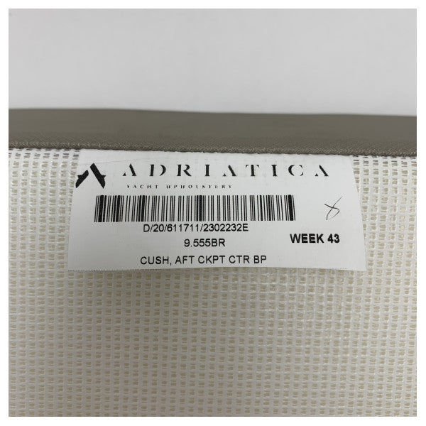 クイックシルバー アクティブ 555 ボウライダー 後部コックピット シートクッション グレー - 2302232E