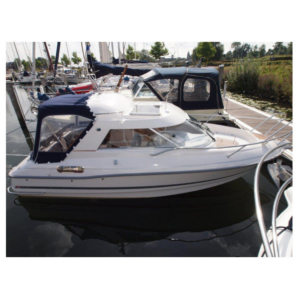 Uttern C66 aft cockpit canvas enclosure kit with stainless steel frame - VK_UT_C66_1