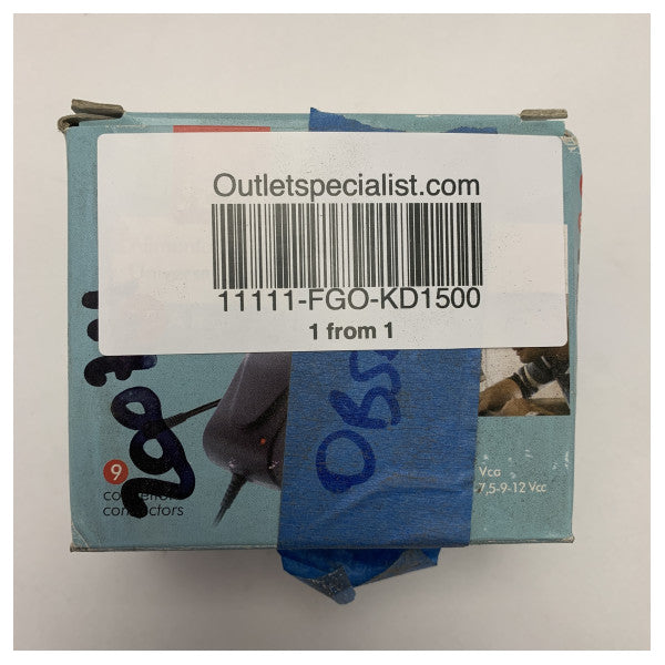 Универсално морско захранване Присъединете се към KD1500 - Регулируем 3-12V DC, 18W, 1500mA с множество конектори