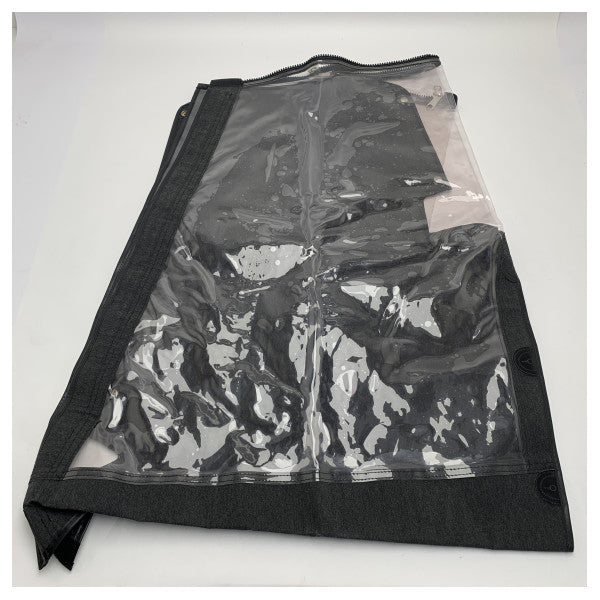 Uttern S62 Bimini Enclosure Canvass Kit with Windows Black - VK_UTS62BIS1