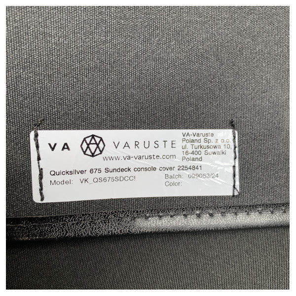 クイックシルバー アクティブ 675 サンデッキ サンブレラ コンソールカバー ブラック - VK_QS675SDCC!