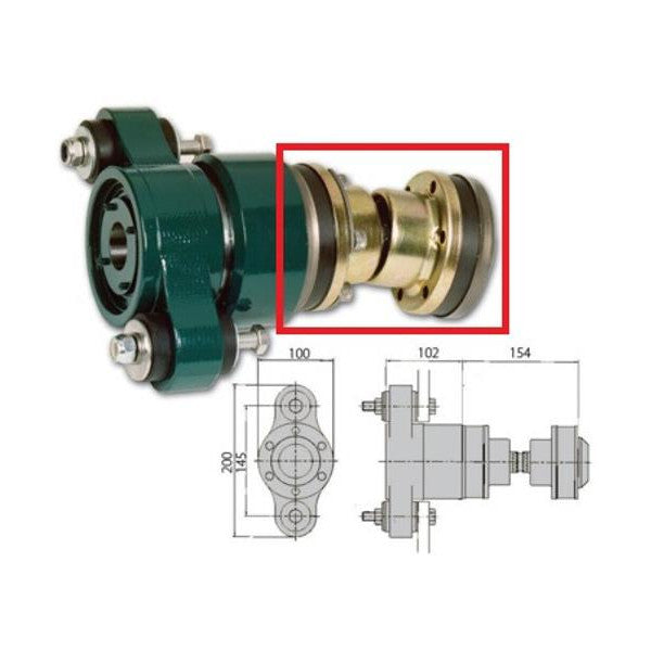 アクアドライブホモキネティックフレキシブルカップリング、タイプ20100用