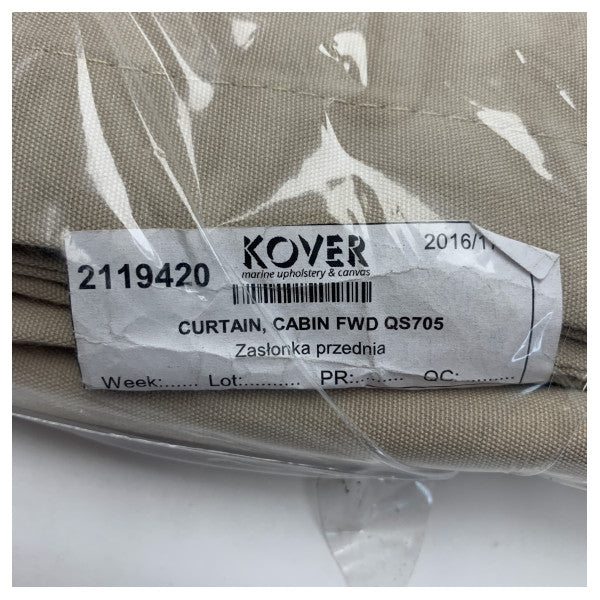 Rideau de cabine avant beige Quicksilver Activ 705 - 2119420