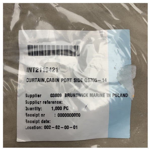 Rideau de cabine côté bâbord Quicksilver Active 705 Beige - 2119421