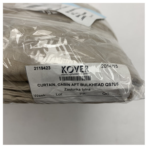 Quicksilver Activ 705 Aft Cabin Bulkhead Curtain Beige - 2119423