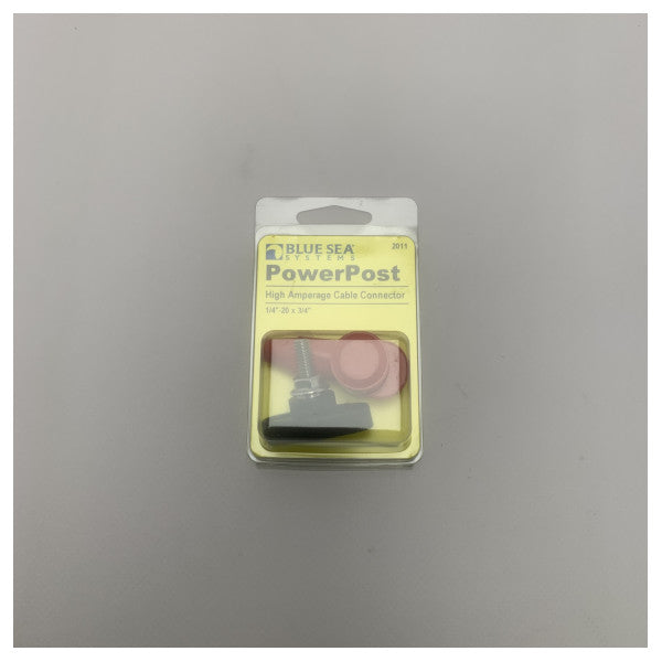 Роз'єм кабелю акумулятора Blue Sea 2011 powerpost ЧЕРВОНИЙ