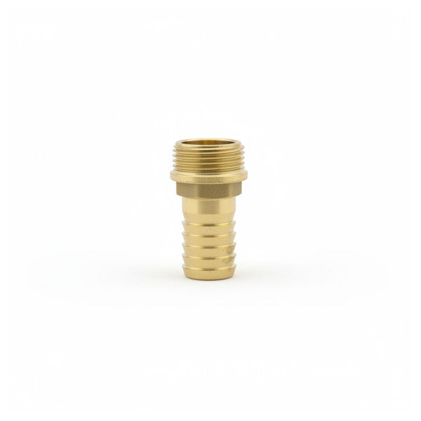 Maestrini 1 inch x 25 mm messing slangestuds-kobling 90° vinkel - 7156F-25